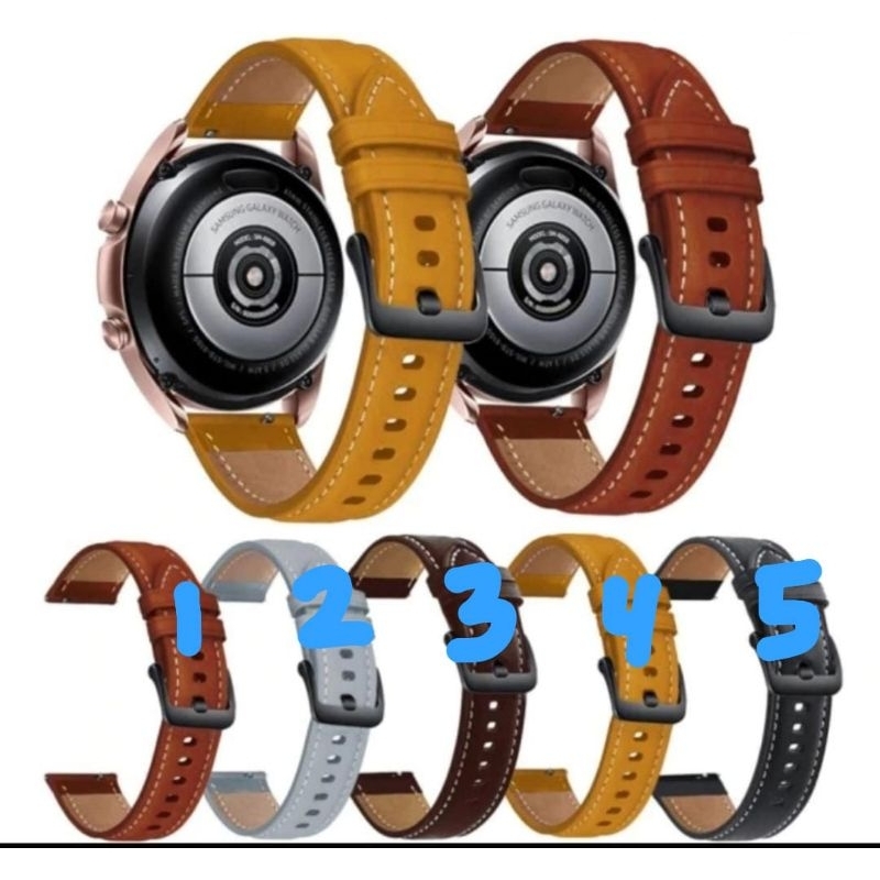 Strap Kulit Jam Tangan Quick Release Premium Leather 20mm 22mm