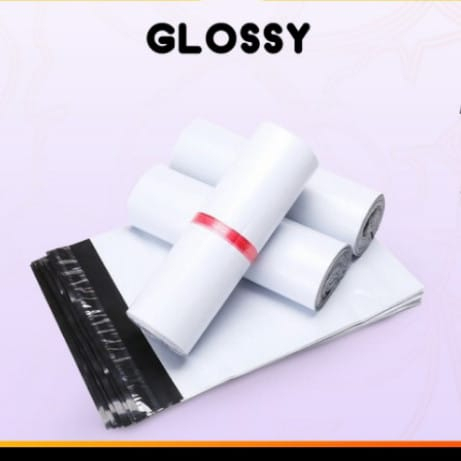 

Plastik Polymailer untuk packing warna putih glossy