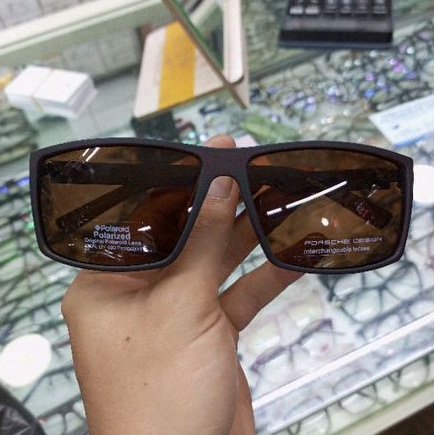 Kacamata pria lelaki Porsche design kacamata polarized antisilau sport Kacamata hitam