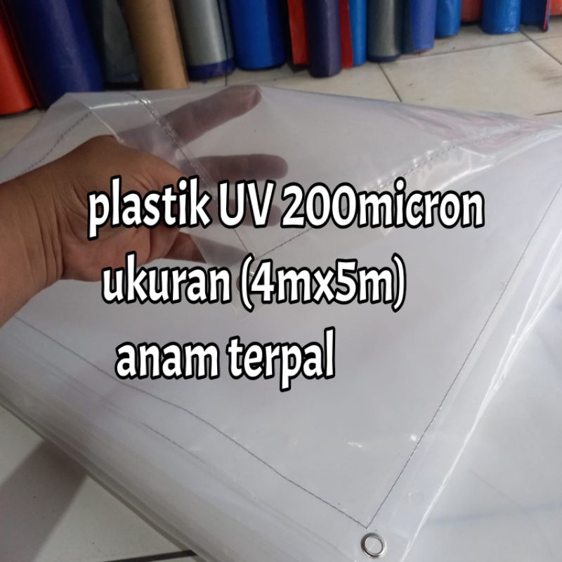 plastik bening 4x5 tebal 200micron