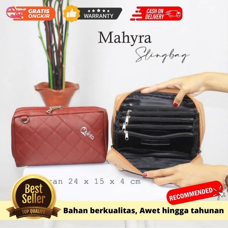 Mahyra slingbag Quinta || Tas wanita dompet wanita serbaguna