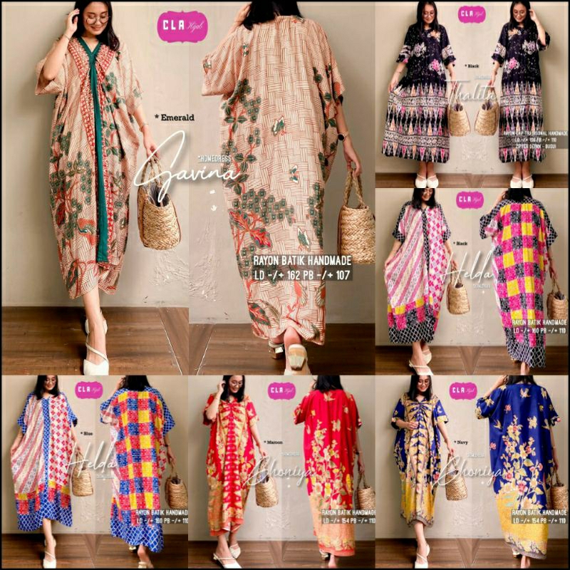 12.5 Katalog Homedress Premium - Daster Rayon Batik Tradisional Homemade by Cla Hijab - THALITA GHON