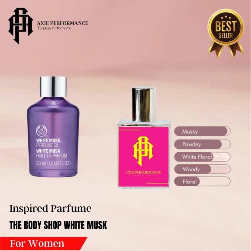 Best Seller Axie Performance The Body Shop White Musk Aroma Parfume/Minyak Wangi Tahan Lama