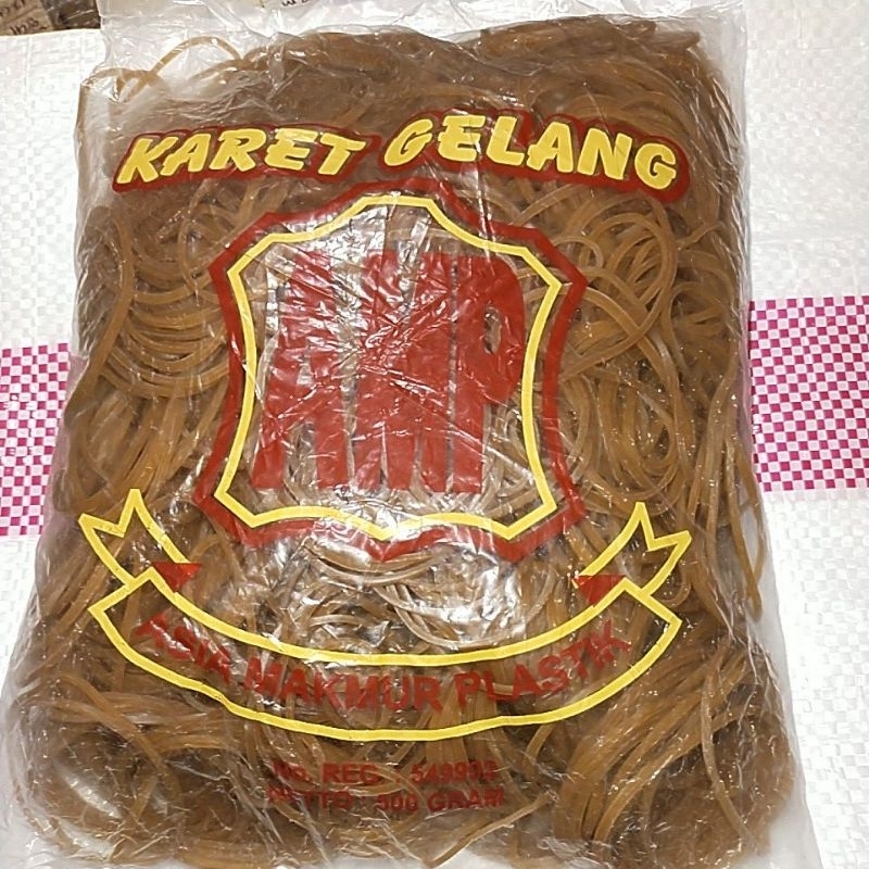Isi 500 gram karet gelang besar AMP