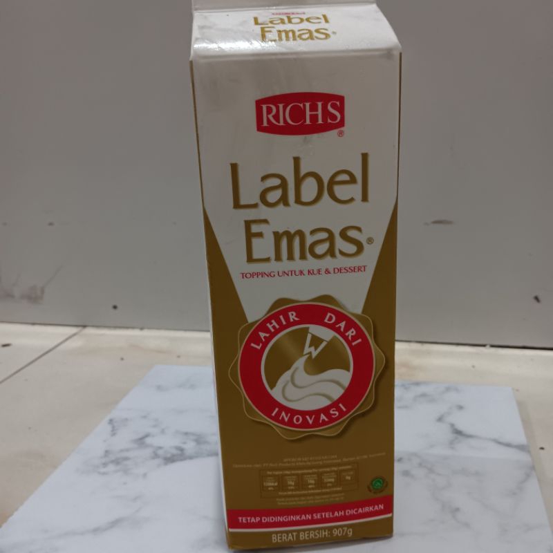 

Rich Gold Label