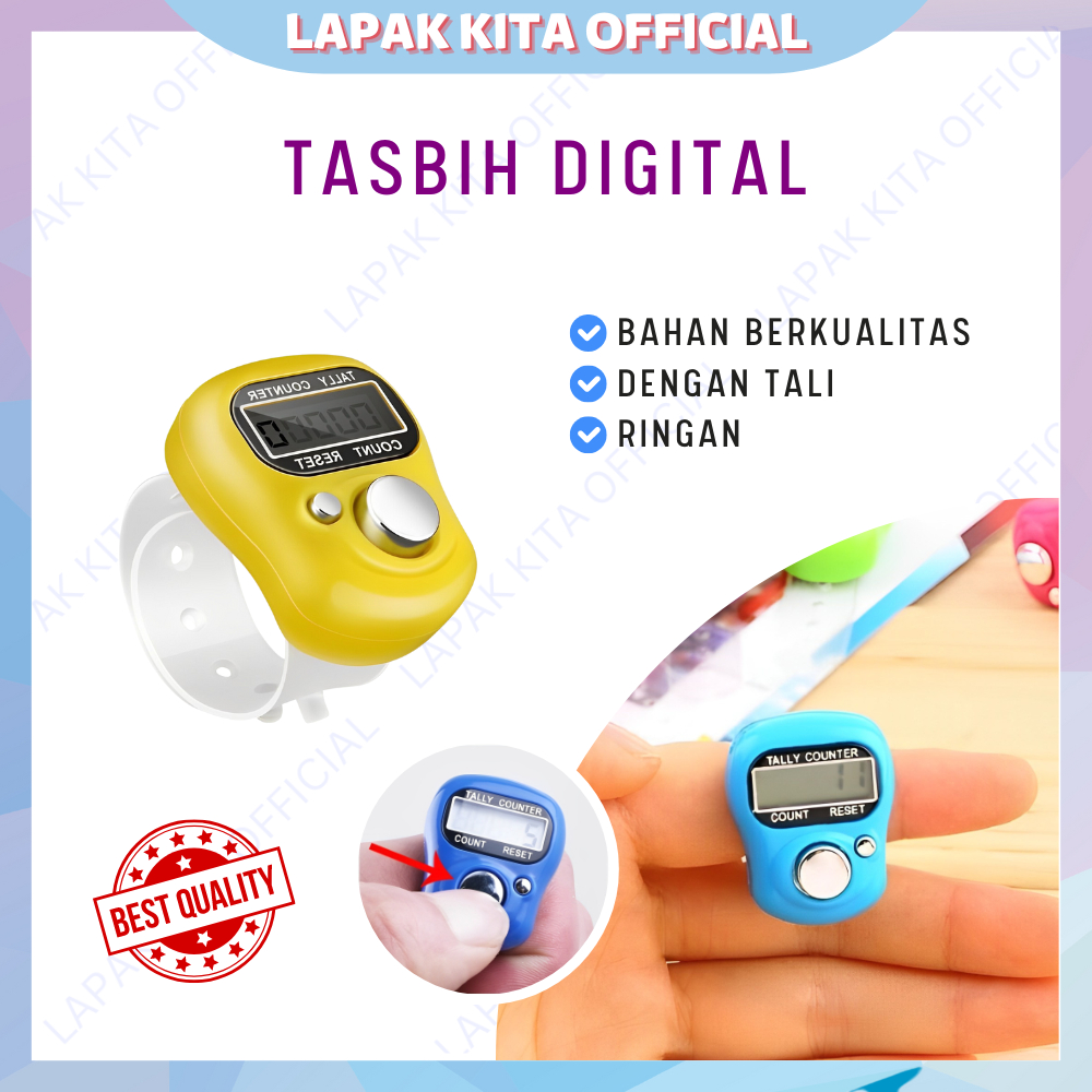 

Tasbih digital tally counter praktis