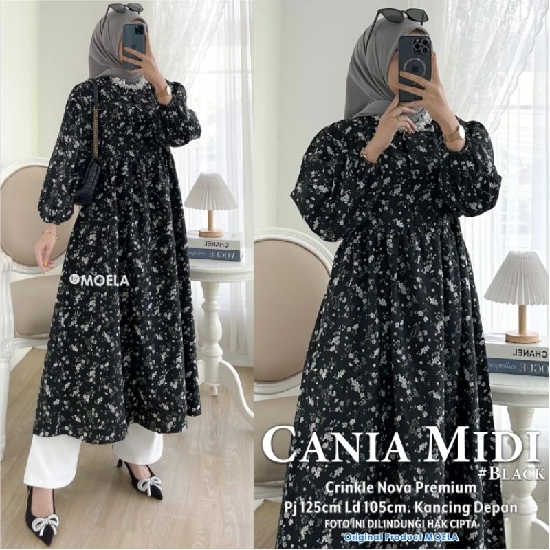 DRESS MIDI  all motif original berlabel MOELA
