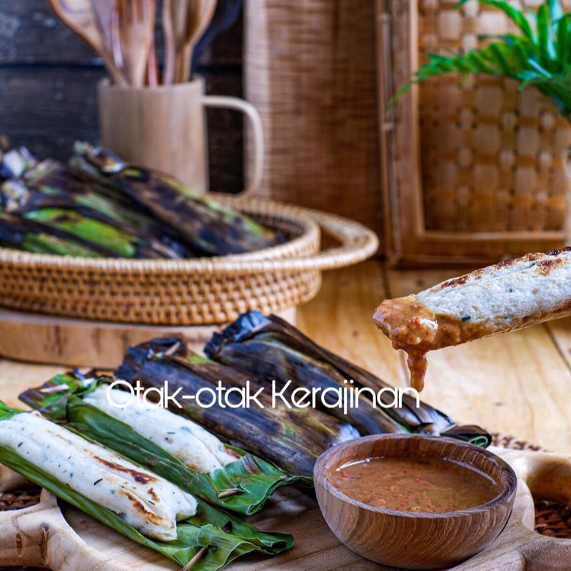 

OTAK OTAK KERAJINAN @25PCS. OTAK OTAK IKAN TENGGIRI