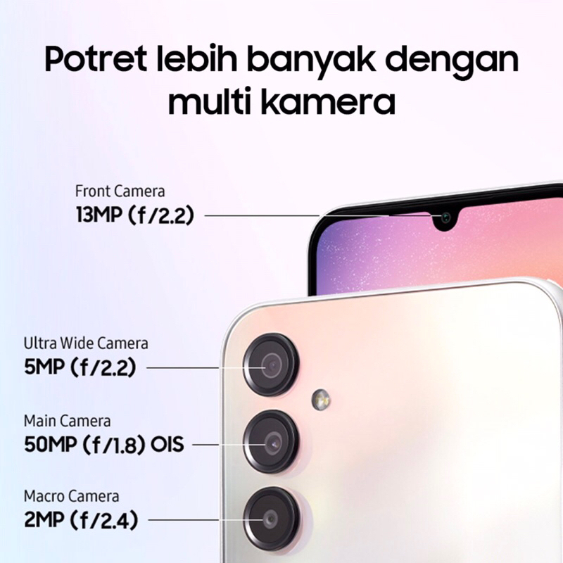 Samsung Galaxy A24 4G | 8GB+128GB | Helio G99 | 50MP Triple Camera | NFC | 6.5&quot; AMOLED | Li-Po 50000mAh | Garansi Resmi Sein 1 Tahun