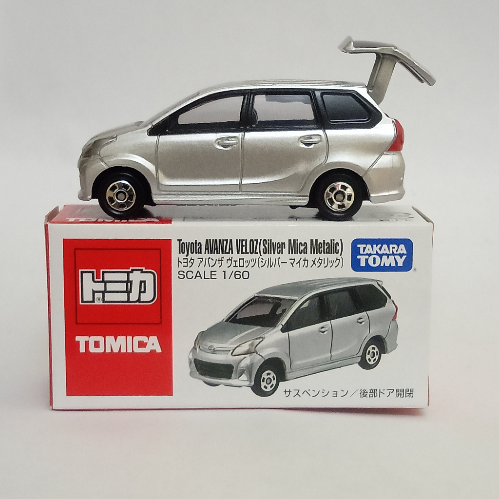 Diecast Avanza Veloz Silver Tomica Takara Tomy Diecast Mobil Koleksi replika mobil Miniatur mobil ma