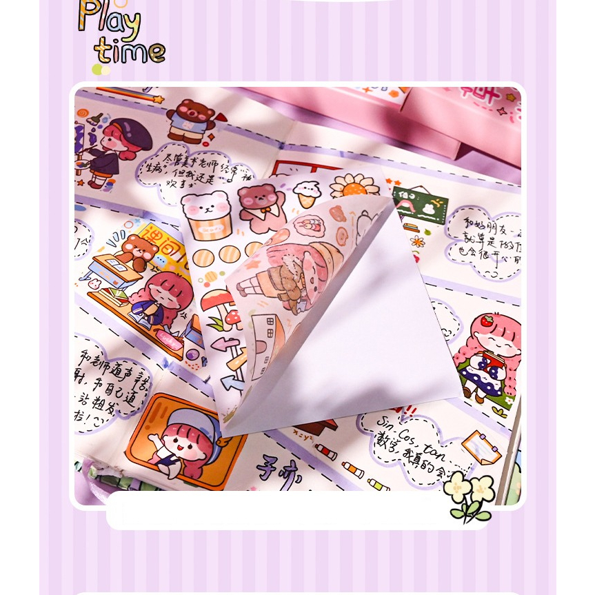 Sticker Deco Aesthetic Lucu Momo Stiker Anti Air Tumblr DIY Hp Cassing Case Casee Stiker Motif Kartun Lucu ala Korea Dekorasi Buku Diary Memo Journal Catatan Harian Anak Sekolah Alat Tulis Bahan Stiker Transparant Bisa Untuk Kado Ulang Tahun