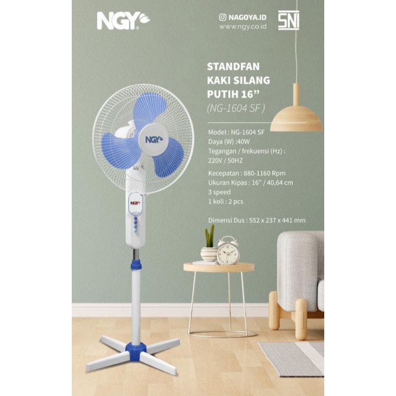 Kipas Nerdiri Nagoya 16&quot; Silang