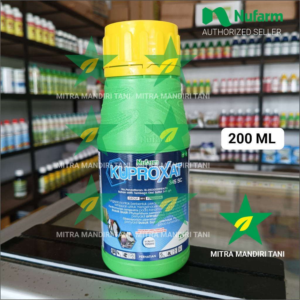 KUPROXAT 345 SC FUNGISIDA BAKTERISIDA JERUK CABAI KAKAO PADI TEMBAGA OKSI SULFAT 200-500 ML