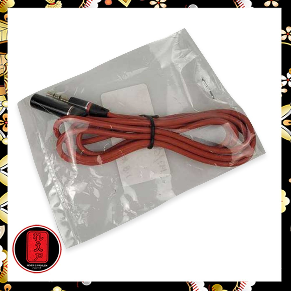 MONSTER Kabel AUX HiFi Audio Cable 3.5 mm Male to Female - AV118 - Red