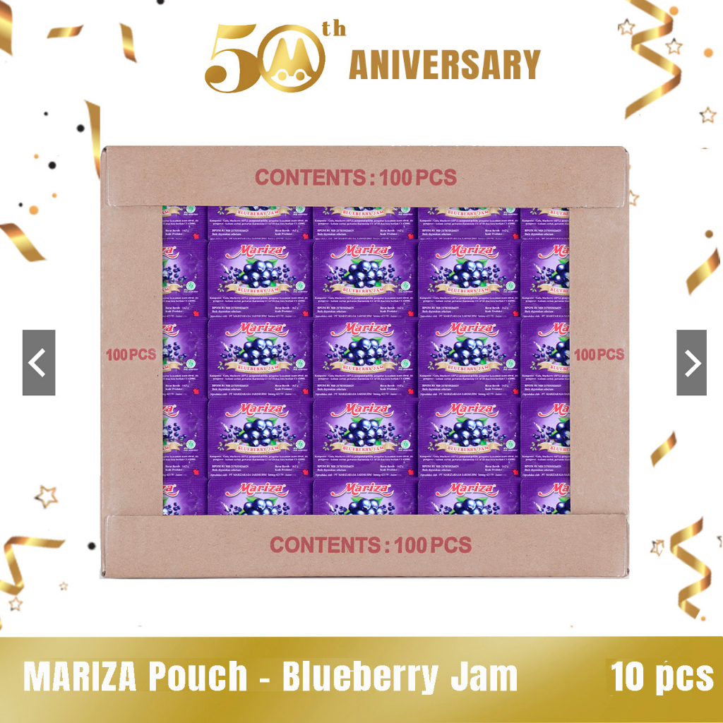 

JM 534 - Mariza Blueberry Portion 100Pcs