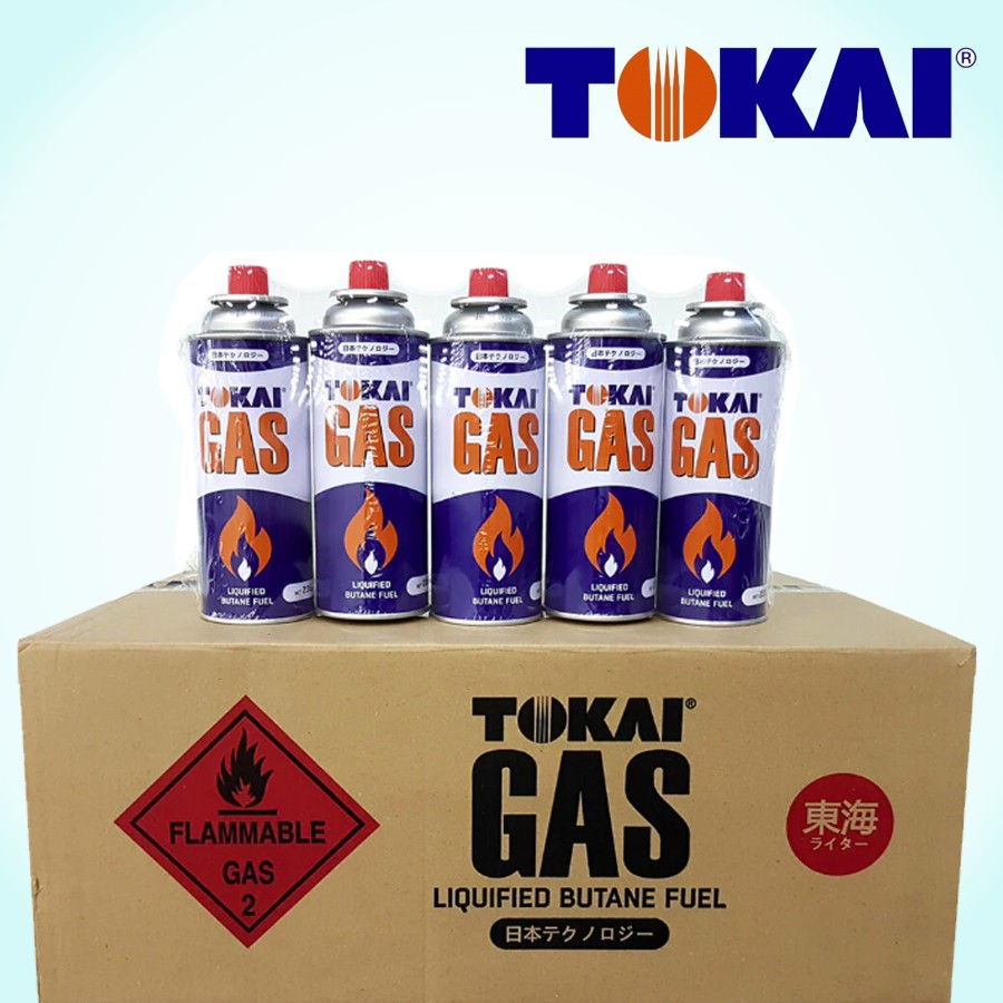 Gas Portable Tokai 235 Gr Gas Kompor Portable Gas Kaleng Tokai 235gram