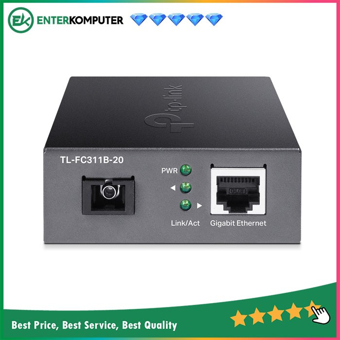 TP-Link TL-FC311B-20 - Gigabit WDM Media Converter