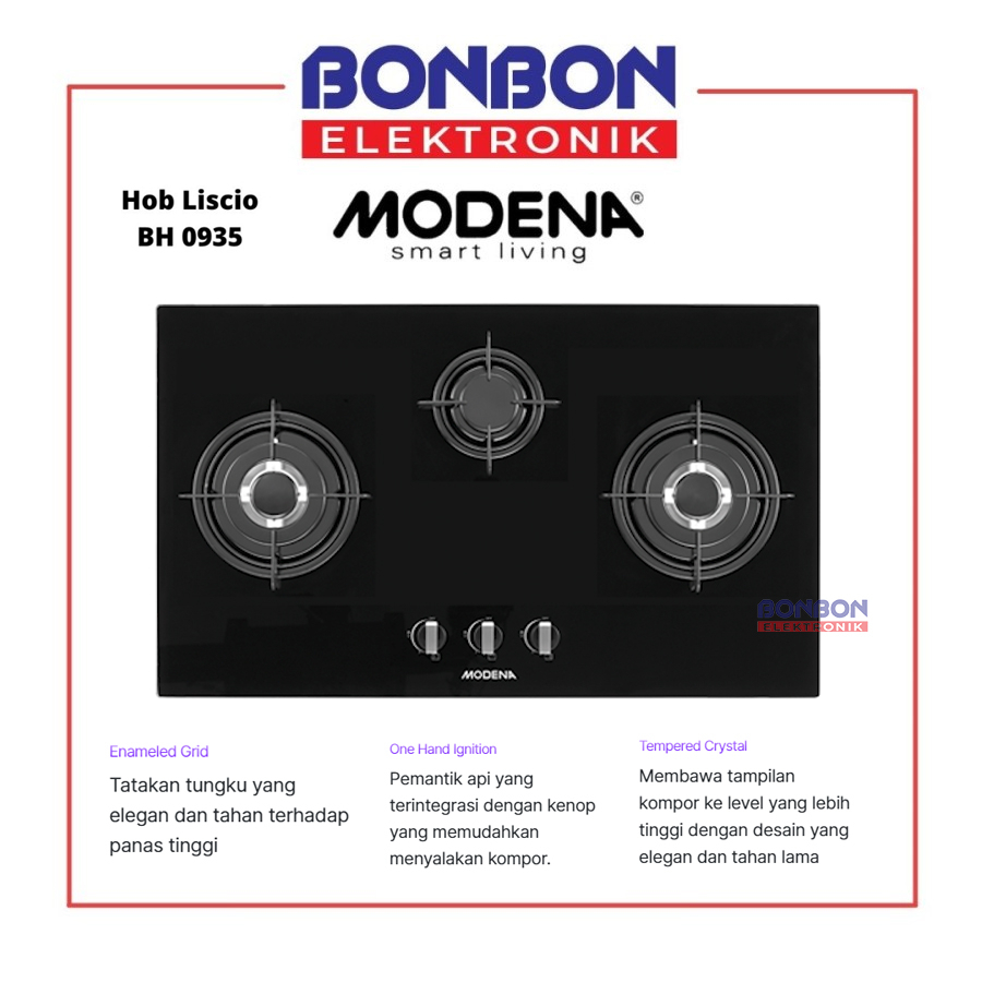 Modena Built-In Gas Hob Crista - BH 0935 / BH0935