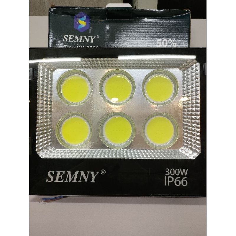 LAMPU TEMBAK COB LED WATERPROOF 300W / LAMPU SOROT COB 300W SEMNY / KAP SOROT COB LED 300 WATT