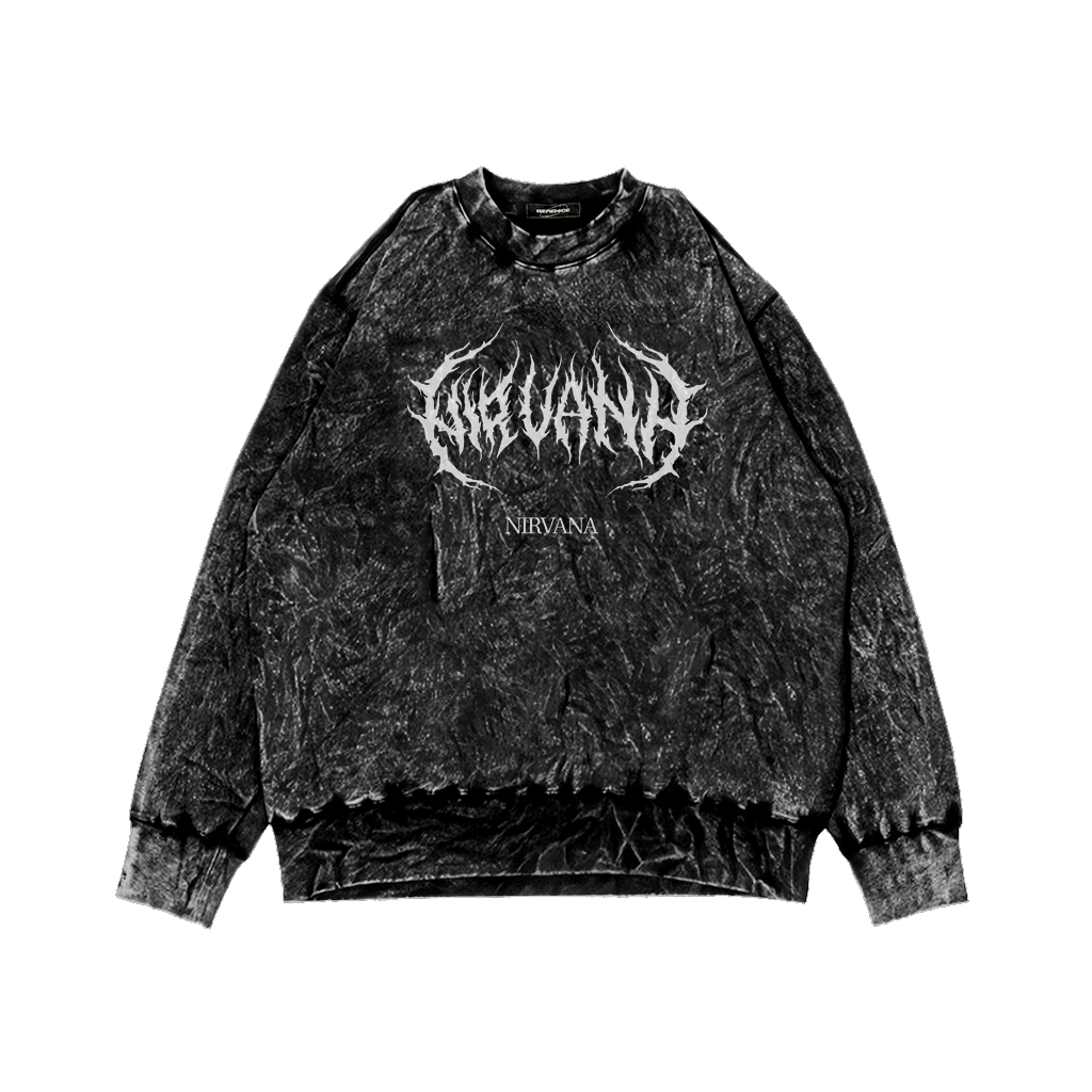 (NEW) SWEATER CREWNECK WASHING METAL MOTIF BLACK SABBATH TERBARU/SWEATER UNISEX PREMIUM