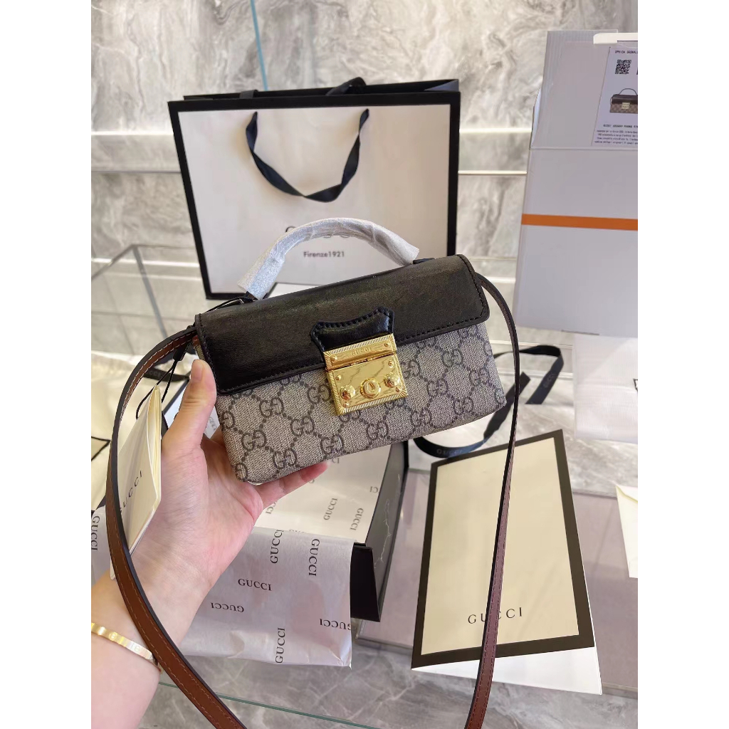 Gucci Padlock series mini crossbody handbag