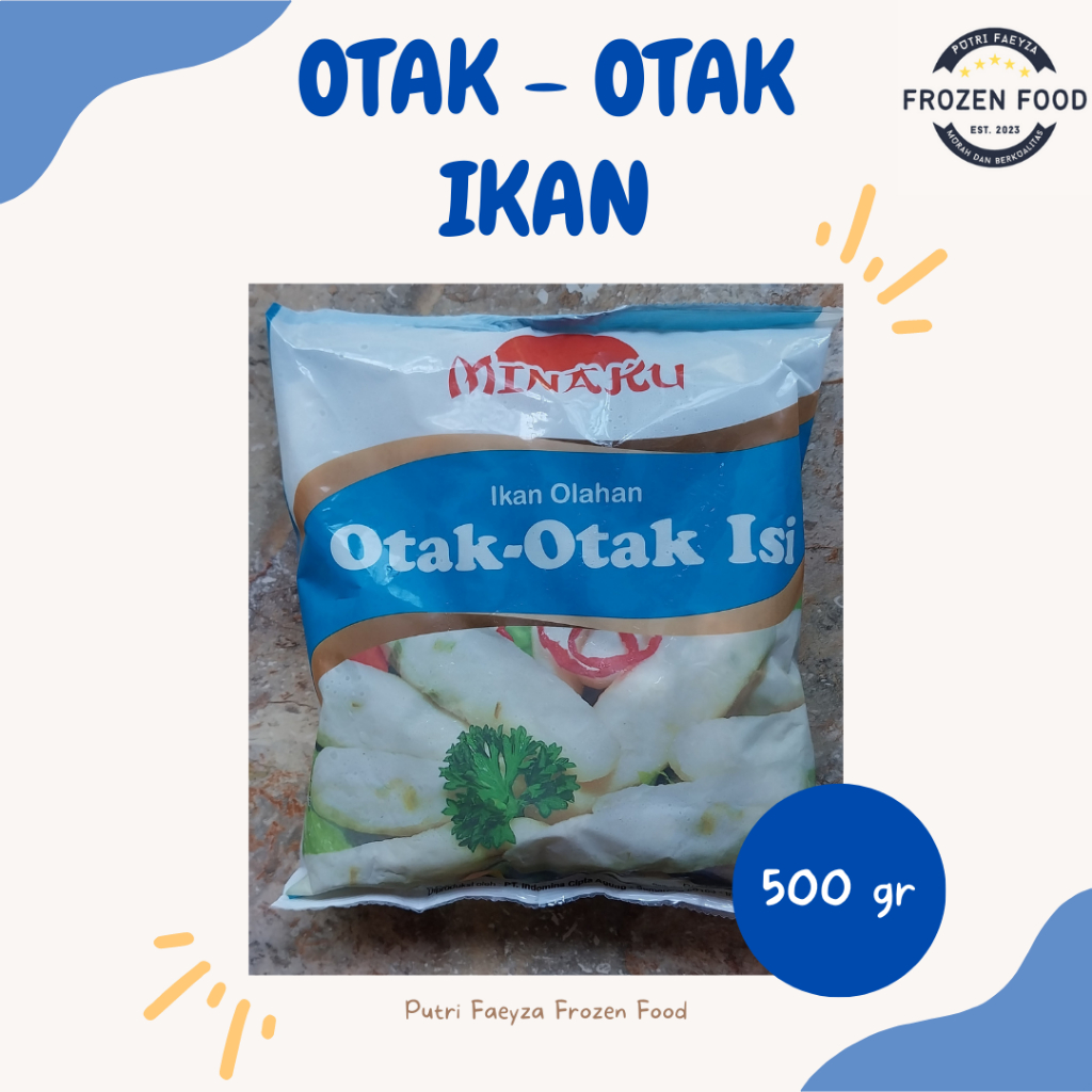 

MINAKU OTAK-OTAK 500 GR / OTAK-OTAK IKAN / OTAK-OTAK GORENG