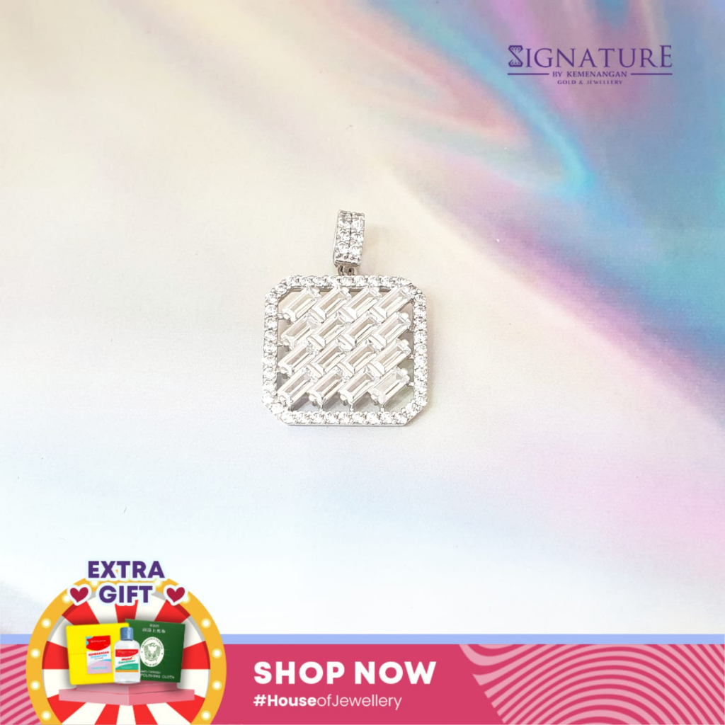 LIONTIN BOTTEGA KOTAK GEMSTONE KADAR 750