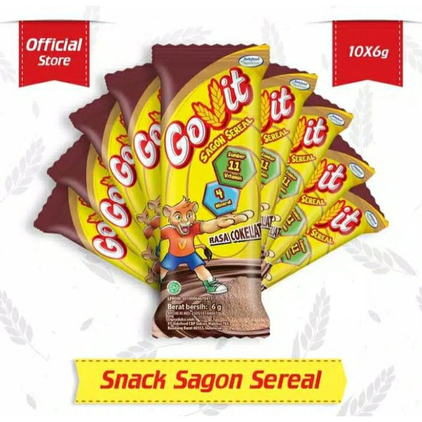 

Govit Sagon Sereal 6gr*10Sch Rasa Cokelat / Govit Chocolate 1 Renteng