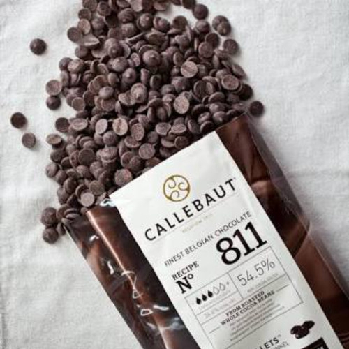 

CALLEBAUT 811 BELGIAN COKLAT DARK 54,5% REPACK 250GR COKLAT DI THINWAL