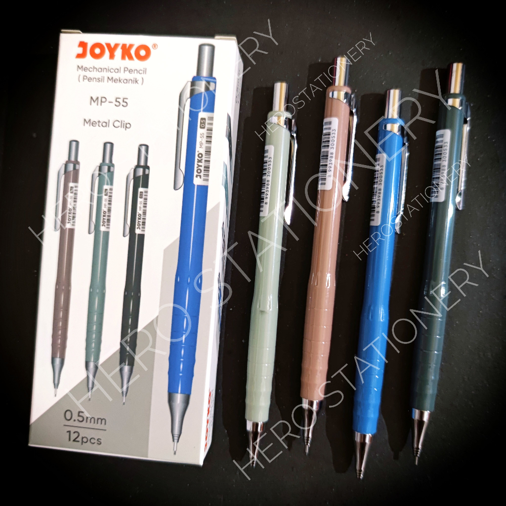 

Pensil mekanik mechanical pencil joyko 0.5 mm MP-55 . 12 unit
