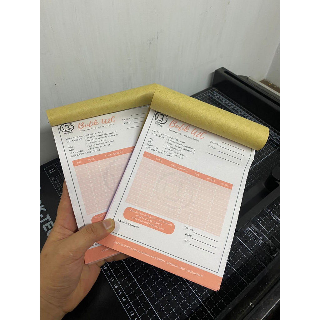 

nota custom 1/2 folio tanpa minimal order BISA ORDER DENGAN DESAIN BERBEDA - BEDA