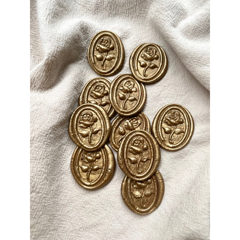 

BELLE [Gold] - Wax Seal Coin Sticker Instant