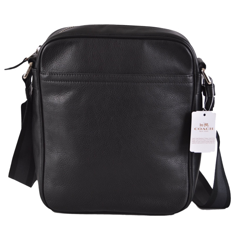 Coach Mens Crossbody Flight Bag Black (C 71723)