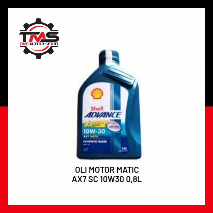 OLI MOTOR BEAT VARIO AX7 SC 10W30 0,8L OLI MOTOR HONDA MATIC SHELL ORI