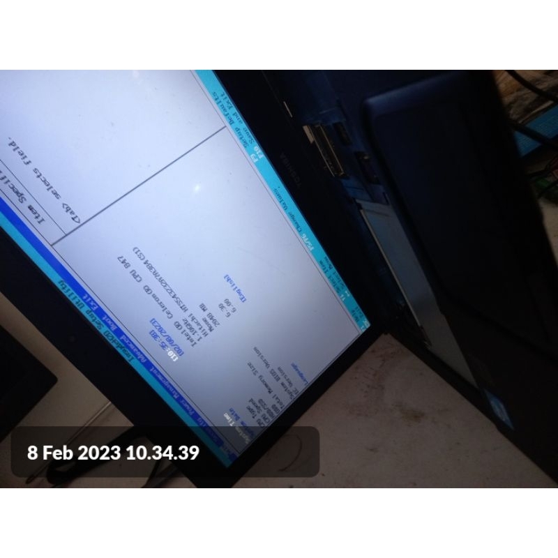 Lcd layar Toshiba C800