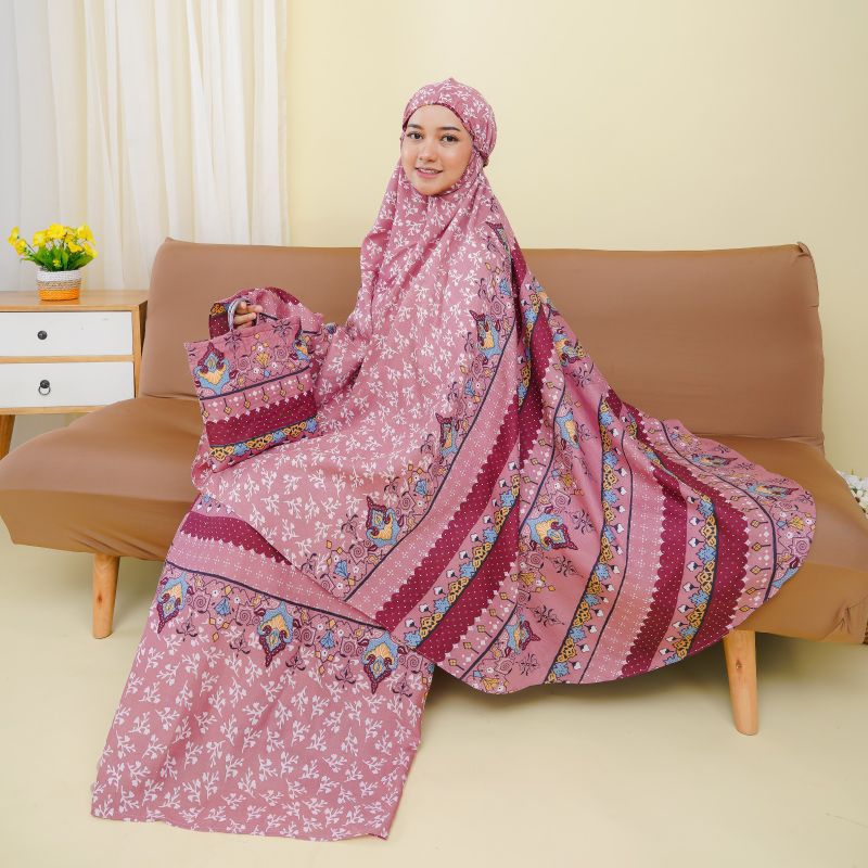 Kassia Mukena Dewasa Rayon Bali Standart Humaira