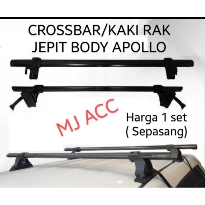 CROSS BAR KAKI RAK JEPIT BODY APOLLO ( HARGA SEPASANG)