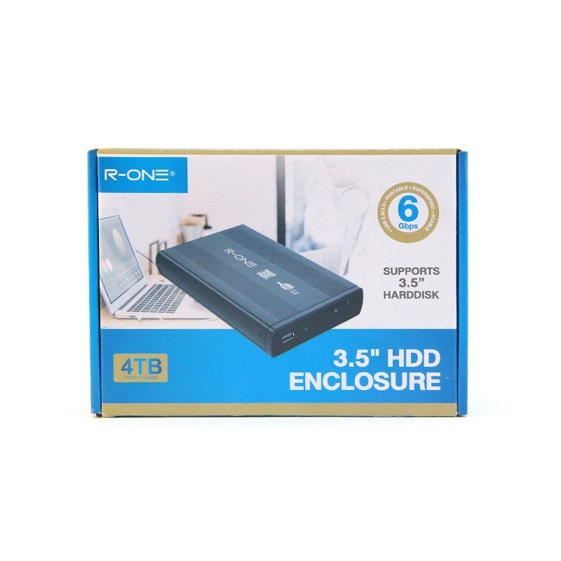 CASE HDD EXTERNAL 3.5 INCH 3.0+ METAL R-ONE - CADE HDD EXTERNAL MURAH