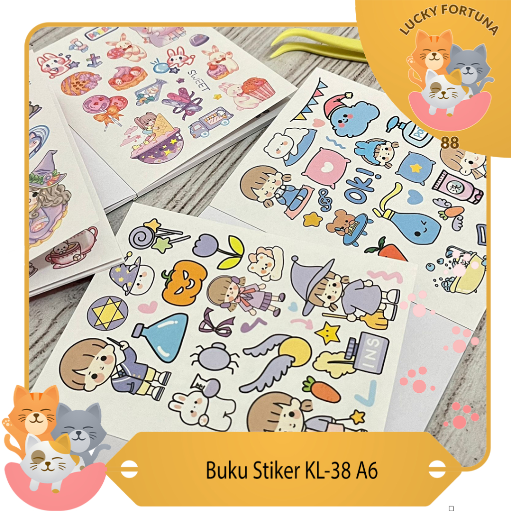 

Buku Stiker Kl-38 Ukuran a6 Paket stiker lucu Paket stiker berbagai motif Paket stiker karakter kartun Paket stiker kawaii Paket stiker anak-anak Paket stiker untuk dekorasi Paket stiker tema