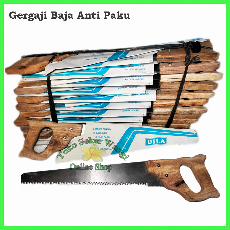 Gergaji Kayu - Super Kuat dan Siap Pakai Gergaji Baja Asli /Gergaji Bambu - Gergaji Baja Anti Paku