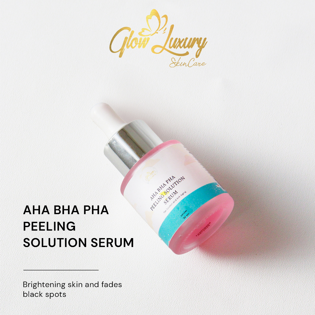 Serum AHA BHA PHA peeling solution/komedo/pori2 besar/bekas jerawat/acne/pore