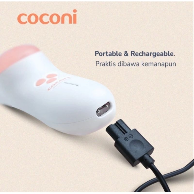 COCONI No Mess Vacuum Baby Hair Clipper / Alat Cukur Rambut Bayi  Dewasa