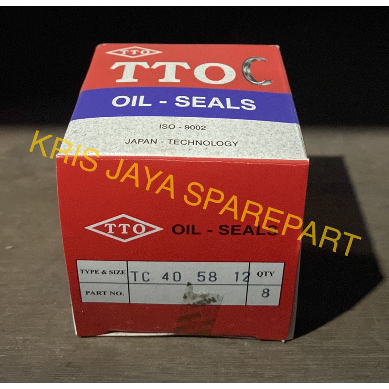 oil seal seri tc 42 58 8 nok, tc 42 58 8 tto, tc 40 58 12 tto