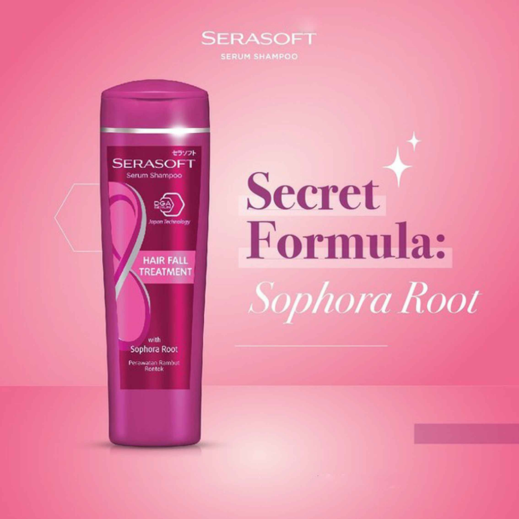 Sampo Perawatan Rambut Rontok* Serasoft Serum Shampo* 170ml