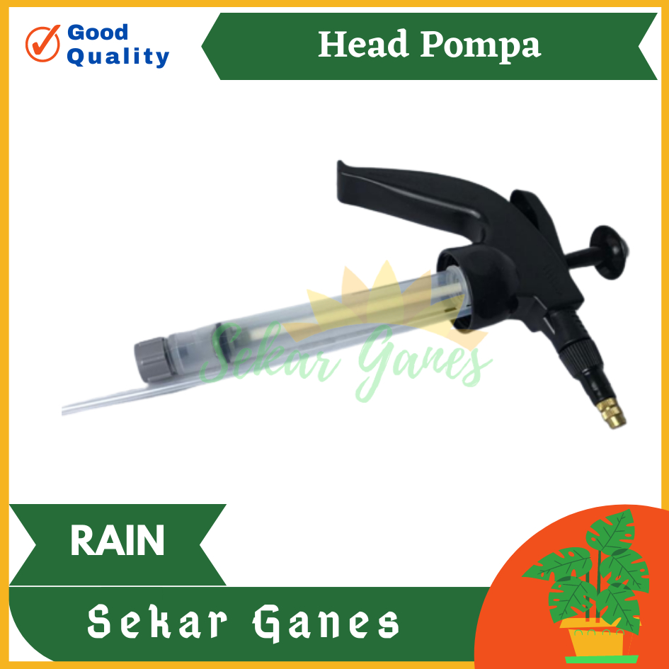 HEAD Sprayer Pompa 1L / 2L RAIN Head Pompa TERMURAH Kepala Pompa Spare Part Semprotan Burung Semprotan Tanaman