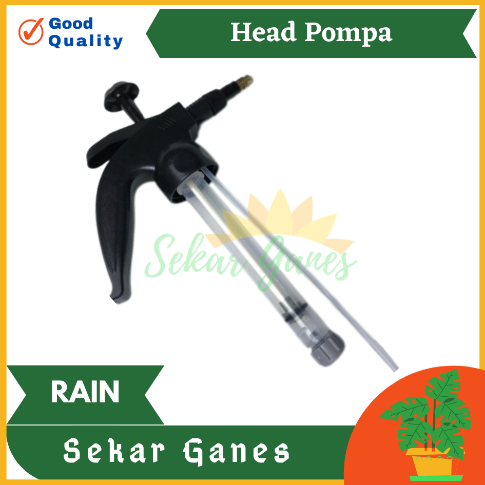 HEAD Sprayer Pompa 1L / 2L RAIN Head Pompa TERMURAH Kepala Pompa Spare Part Semprotan Burung Semprotan Tanaman