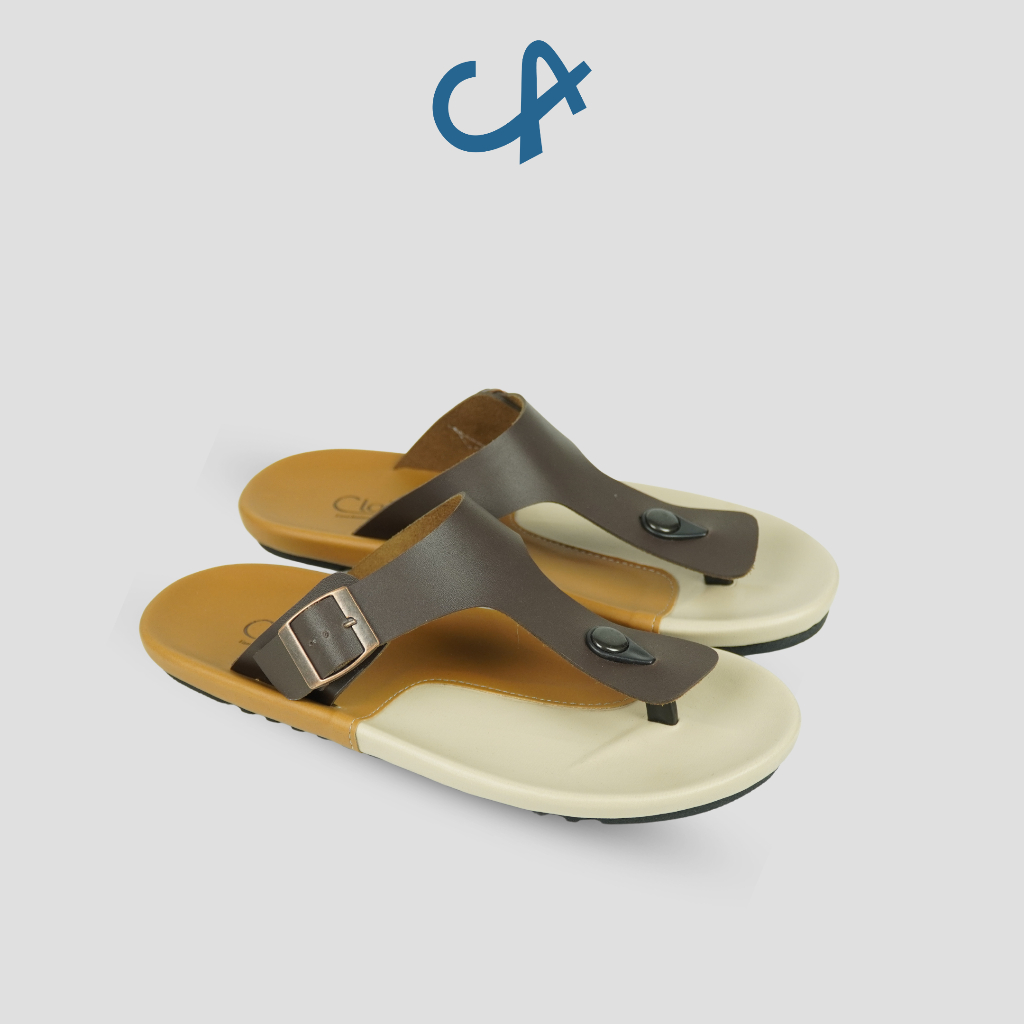 Sandal Pria Dewasa Kasual Santai Anti Slip Sendal Distro Cowok Men Flipflops - Cloka Klopp