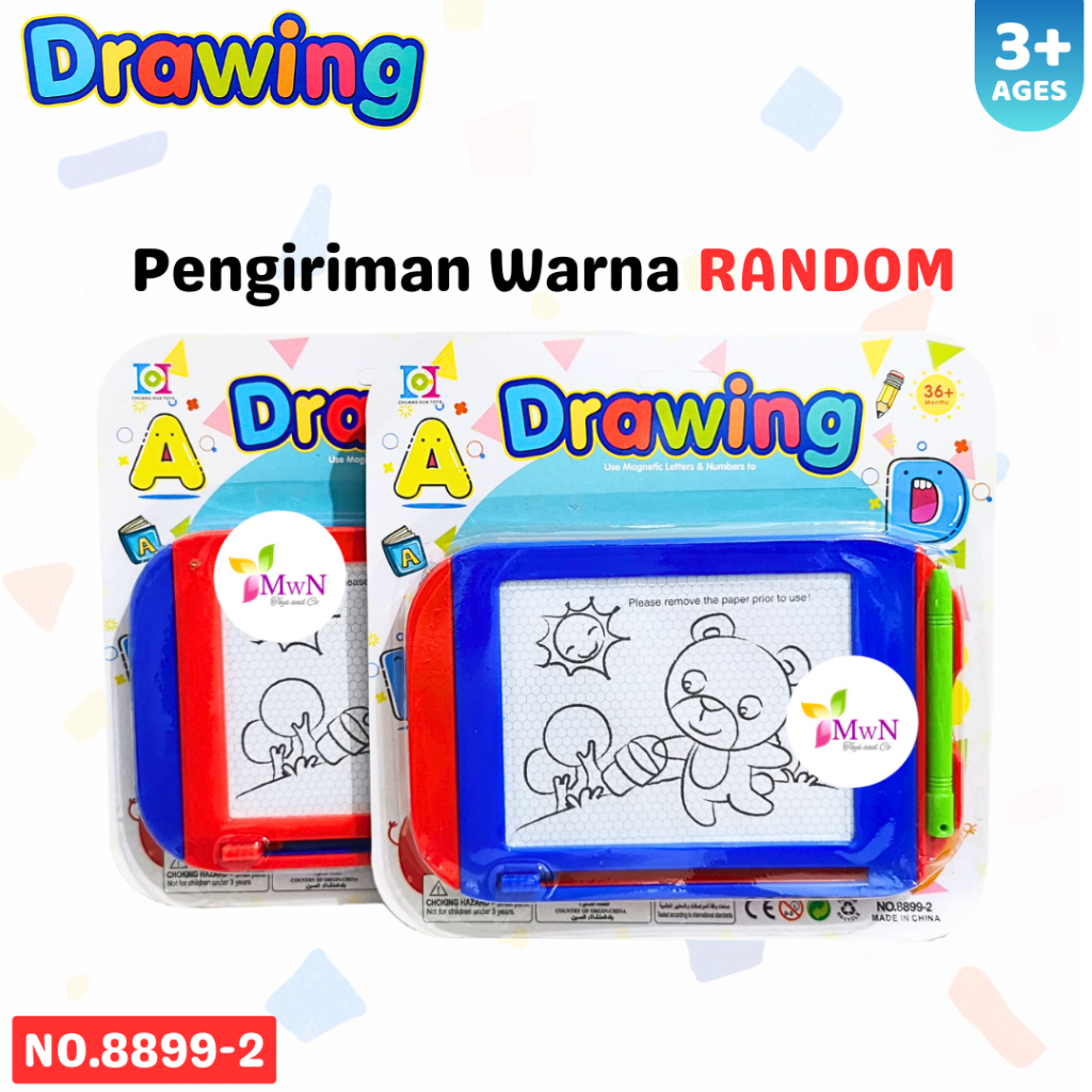 MWN Mainan Anak Papan Tulis Drawing Board No.8899-2