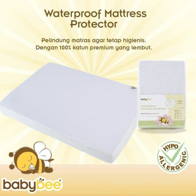 Babybee Waterproof Mattress Protector 95 x 65cm