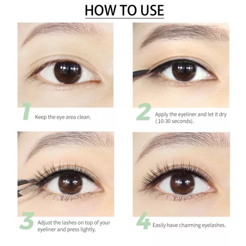 GLAMFIX Adhesive Lash Liner 2In1